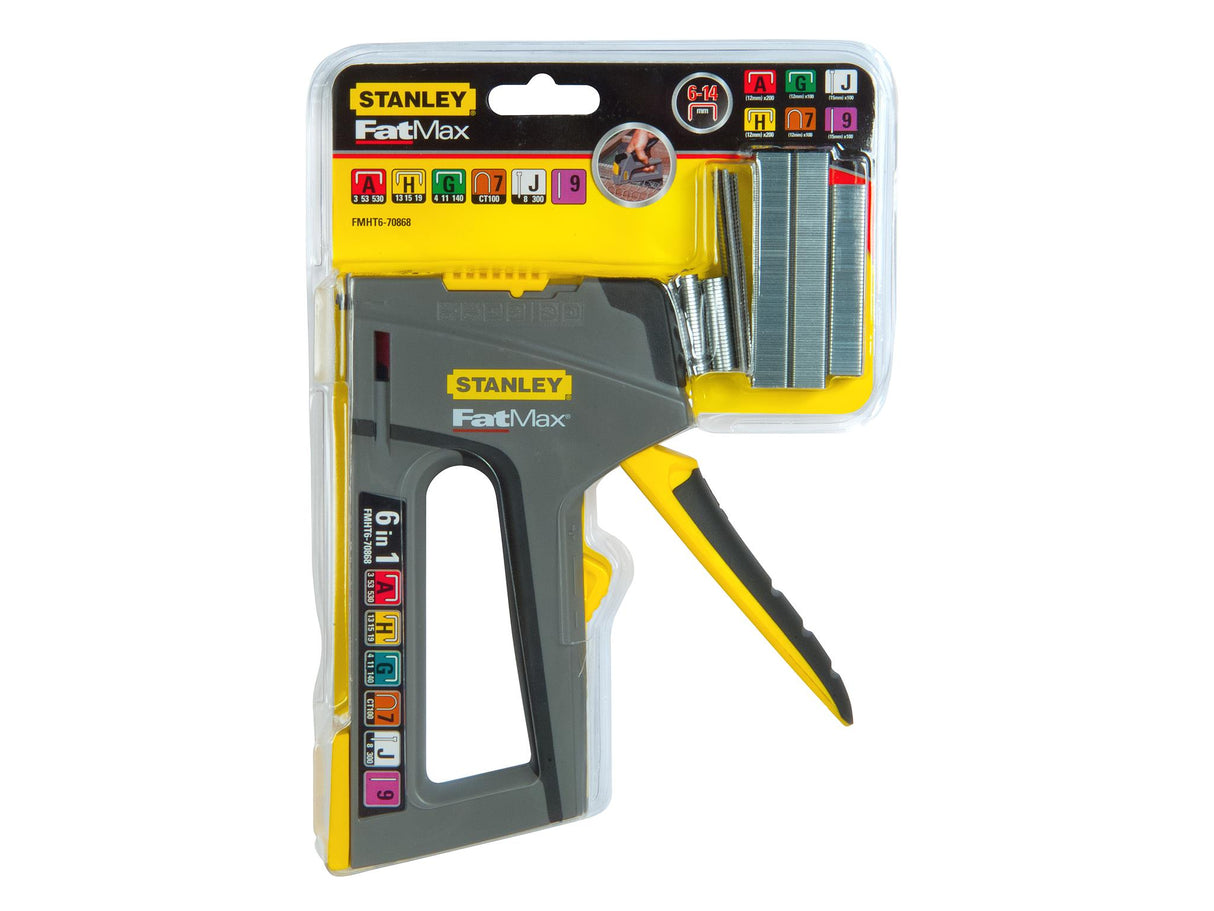 STANLEY® FATMAX® 6-in-1 Multi-Purpose Plastic Staple and Brad Nail Gun