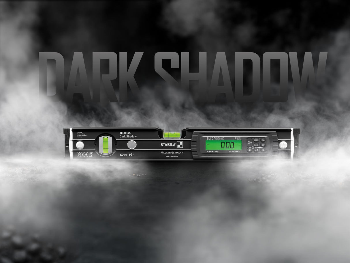 Stabila TECH Dark Shadow Digital Spirit Level 40cm