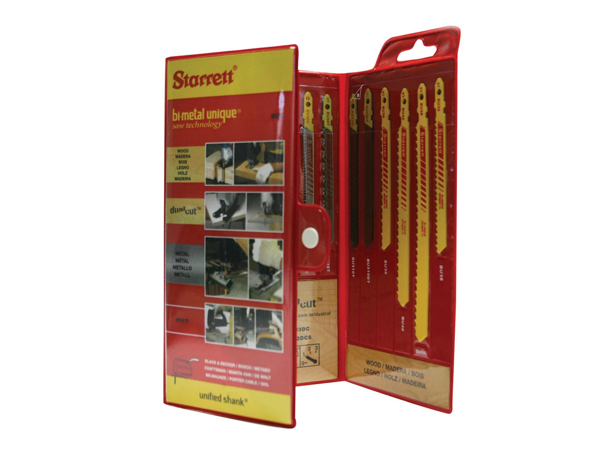 Starrett BU4 Jigsaw Blade Assortment Pack, 19 Piece