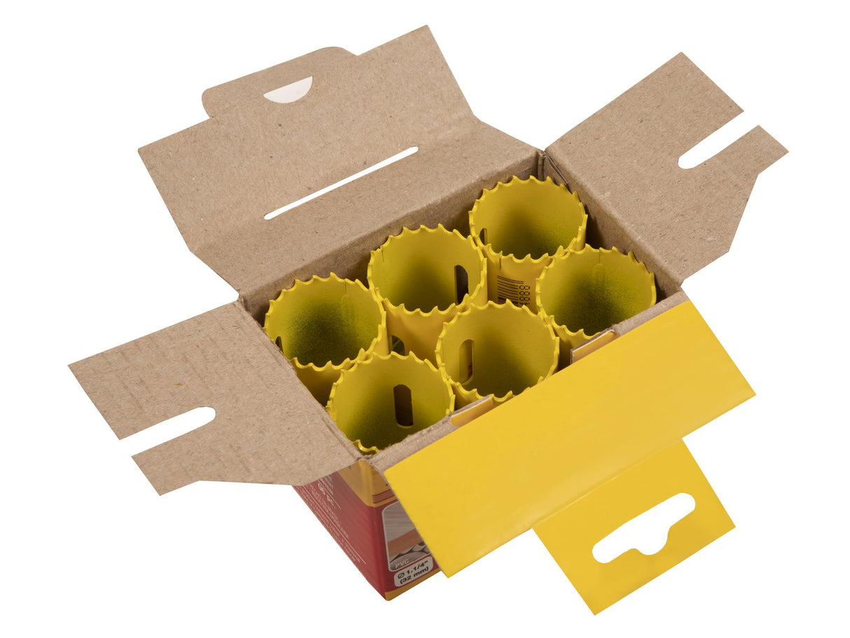 Starrett FCH0100-6 Fast Cut Bi-Metal Holesaw 25mm Bulk Pack of 6