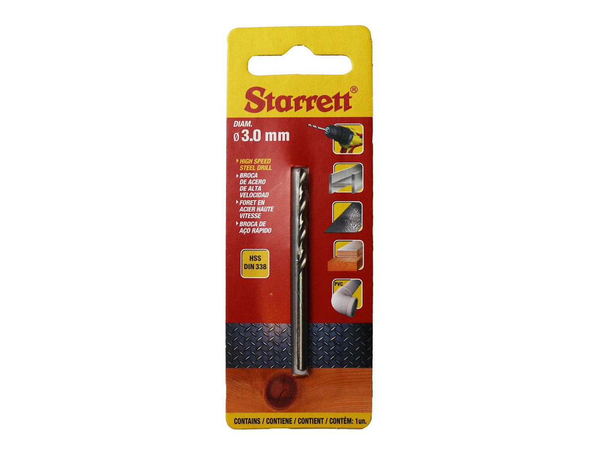 Starrett HSS Split Point Drill Bit