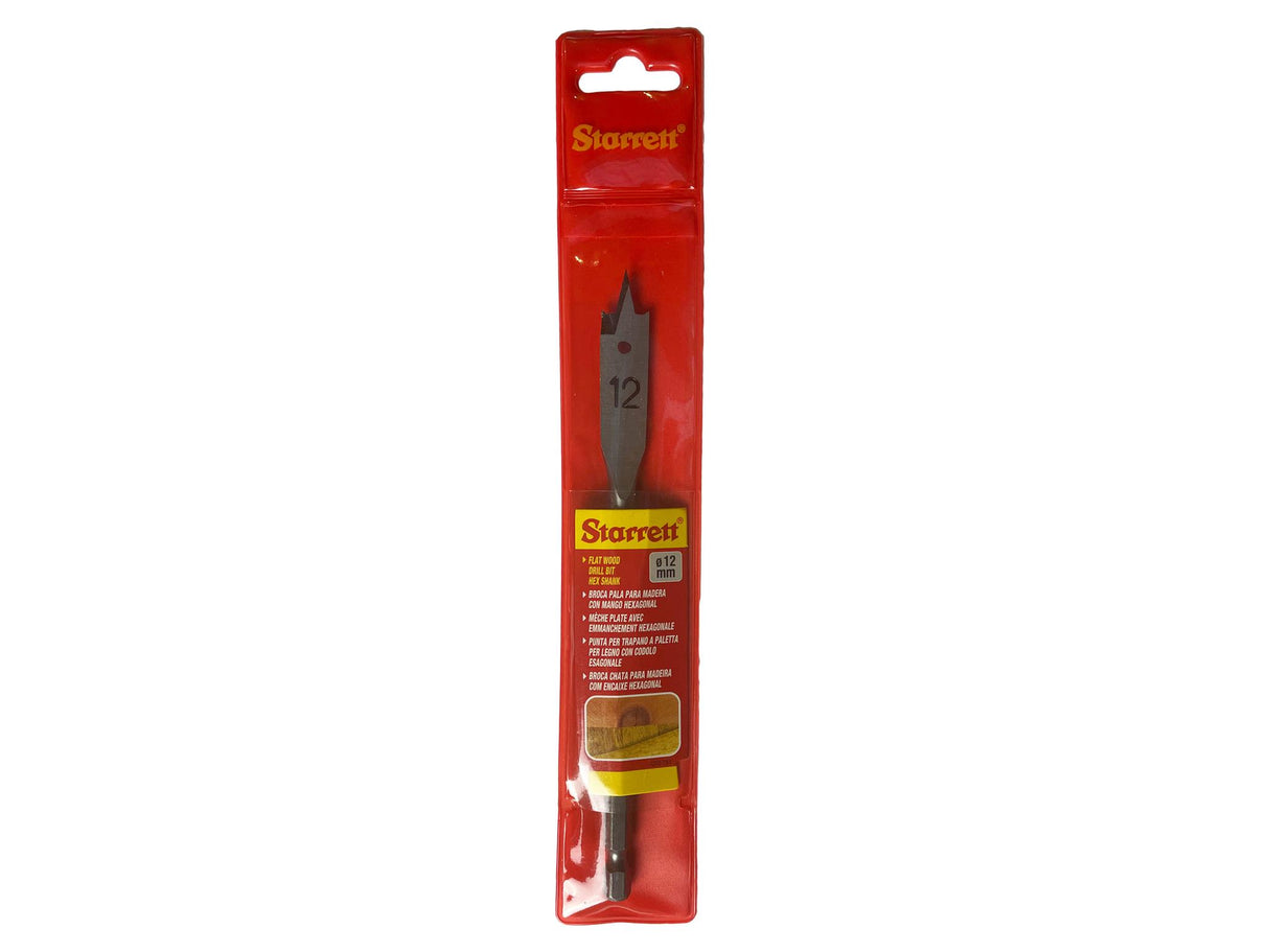 Starrett Flat Wood Drill Bits