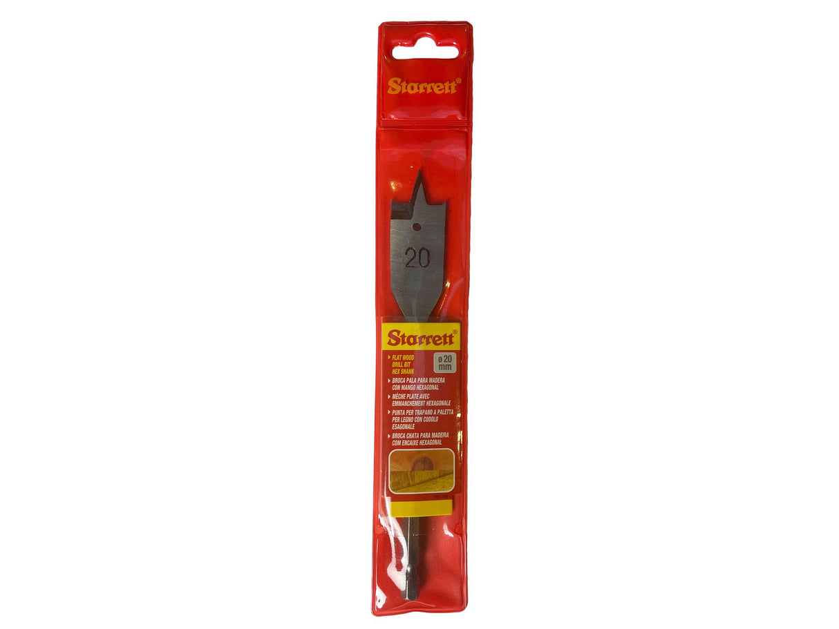 Starrett Flat Wood Drill Bits