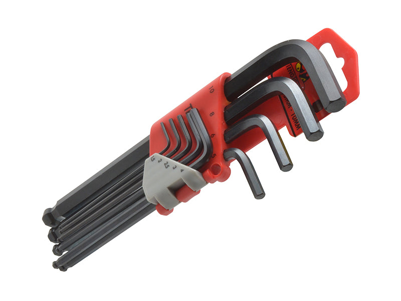 Teng Ball Point Hexagon Key Set, 9 Piece