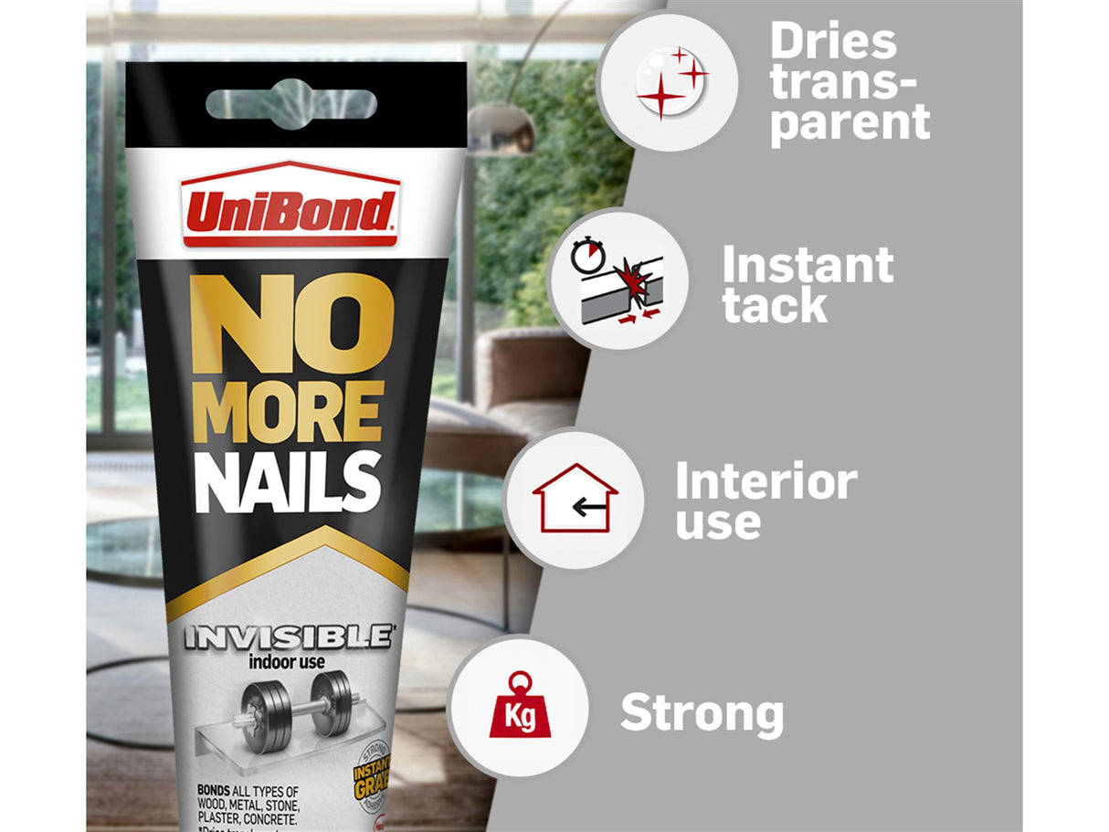 UniBond No More Nails Invisible Grab Adhesive