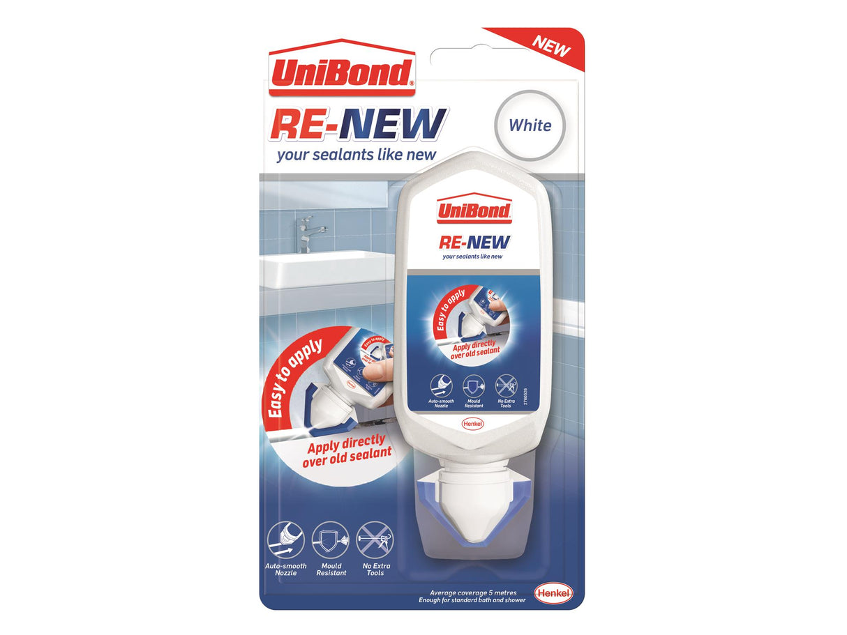 UniBond Silicone Sealant RE-NEW White 80ml