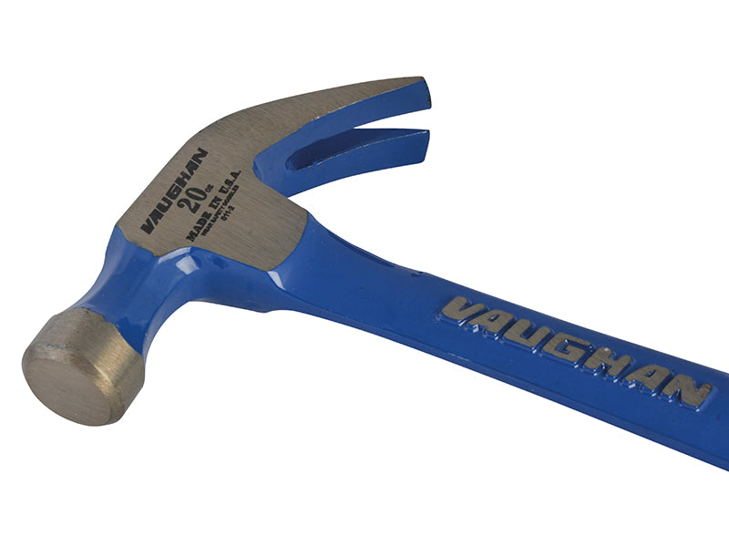 Vaughan Curved Claw Hammer, Solid Steel