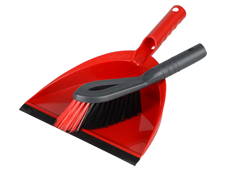 Vileda 2-in-1 Dustpan and Brush Set