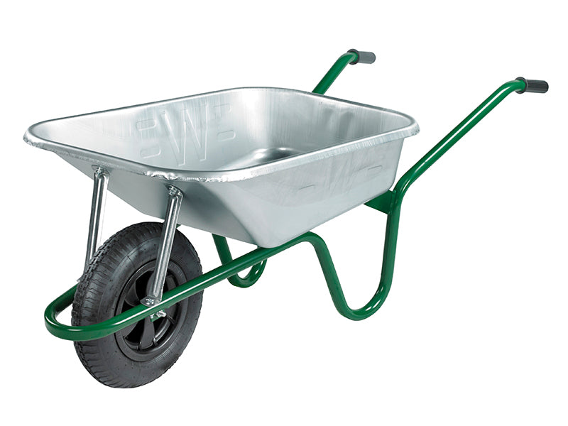 Walsall 90L Green Builder's Wheelbarrow - Minimun Qty 20