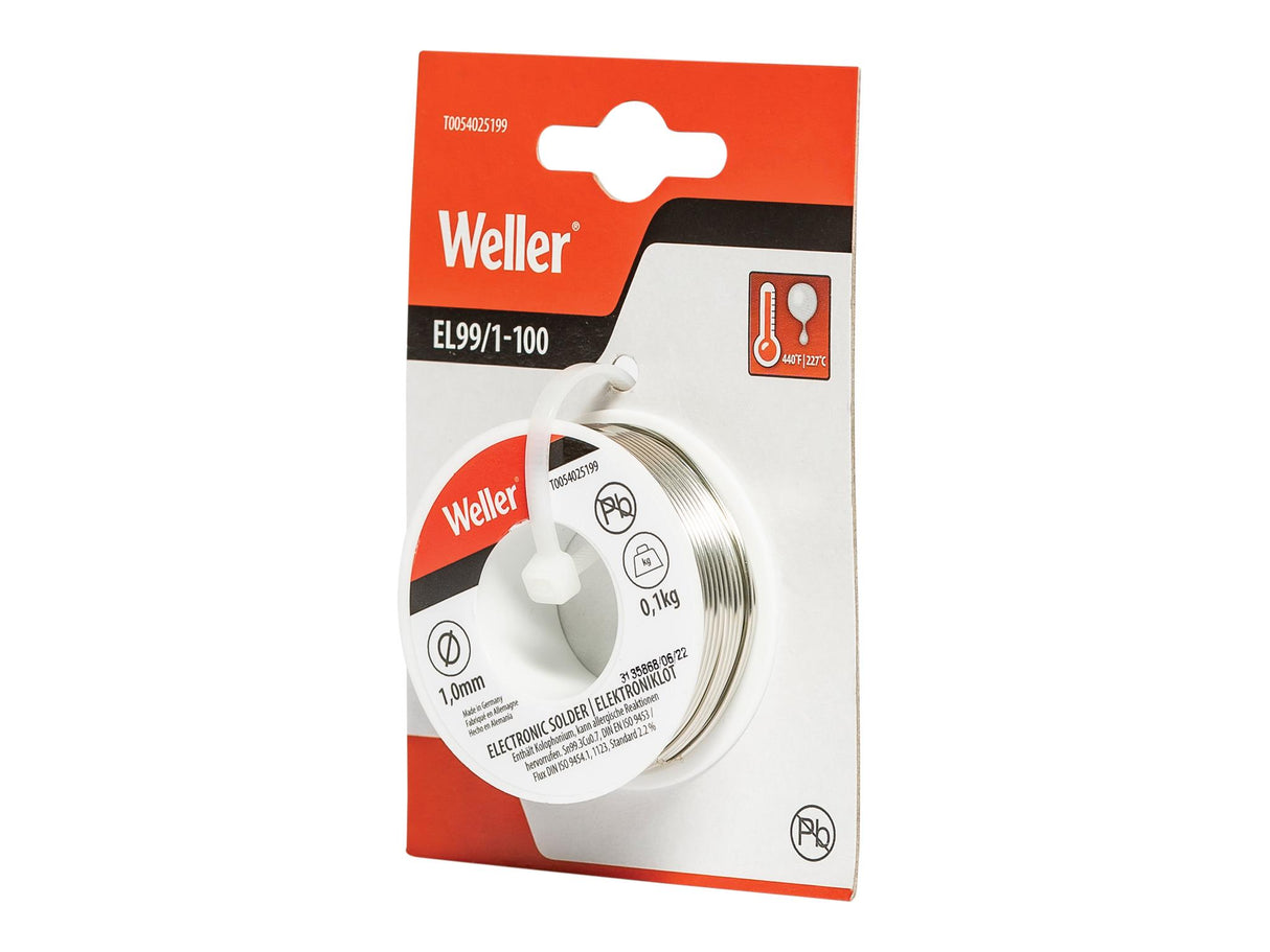 Weller EL99/1-100 Lead-Free Solder 1.0mm 100g