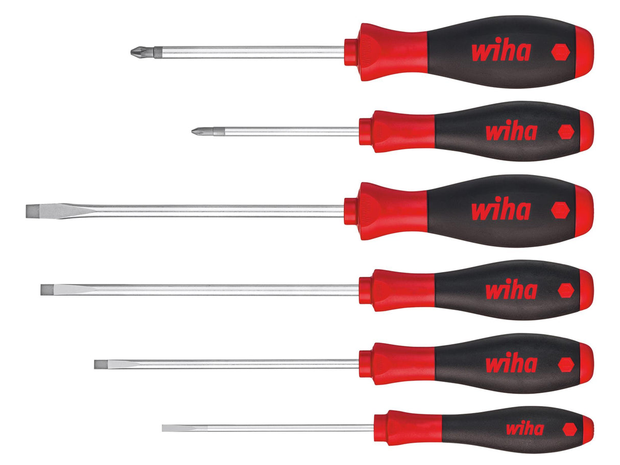 Wiha SoftFinish® SL/PH Screwdriver Set, 6 Piece