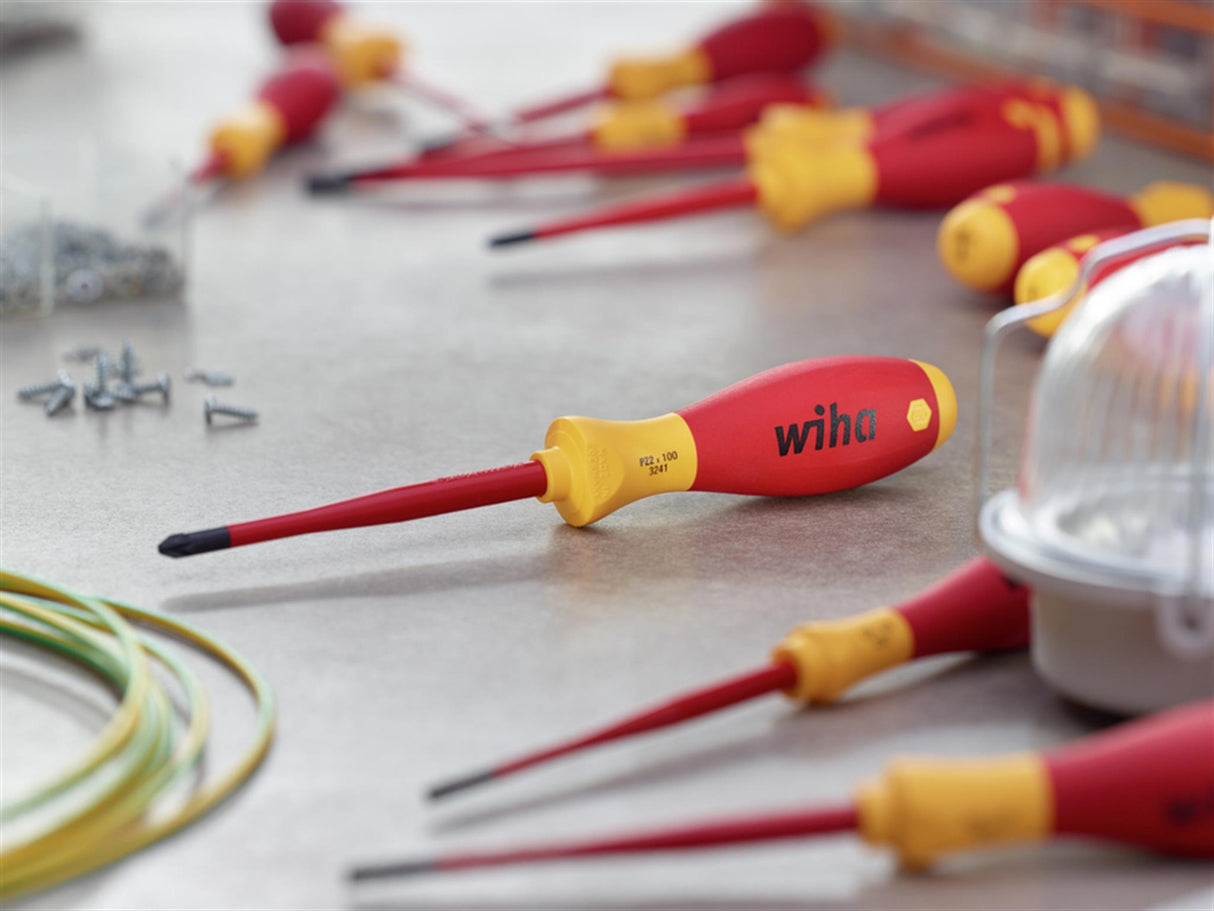 Wiha SoftFinish® electric slimFix Screwdriver Set, 12 Piece