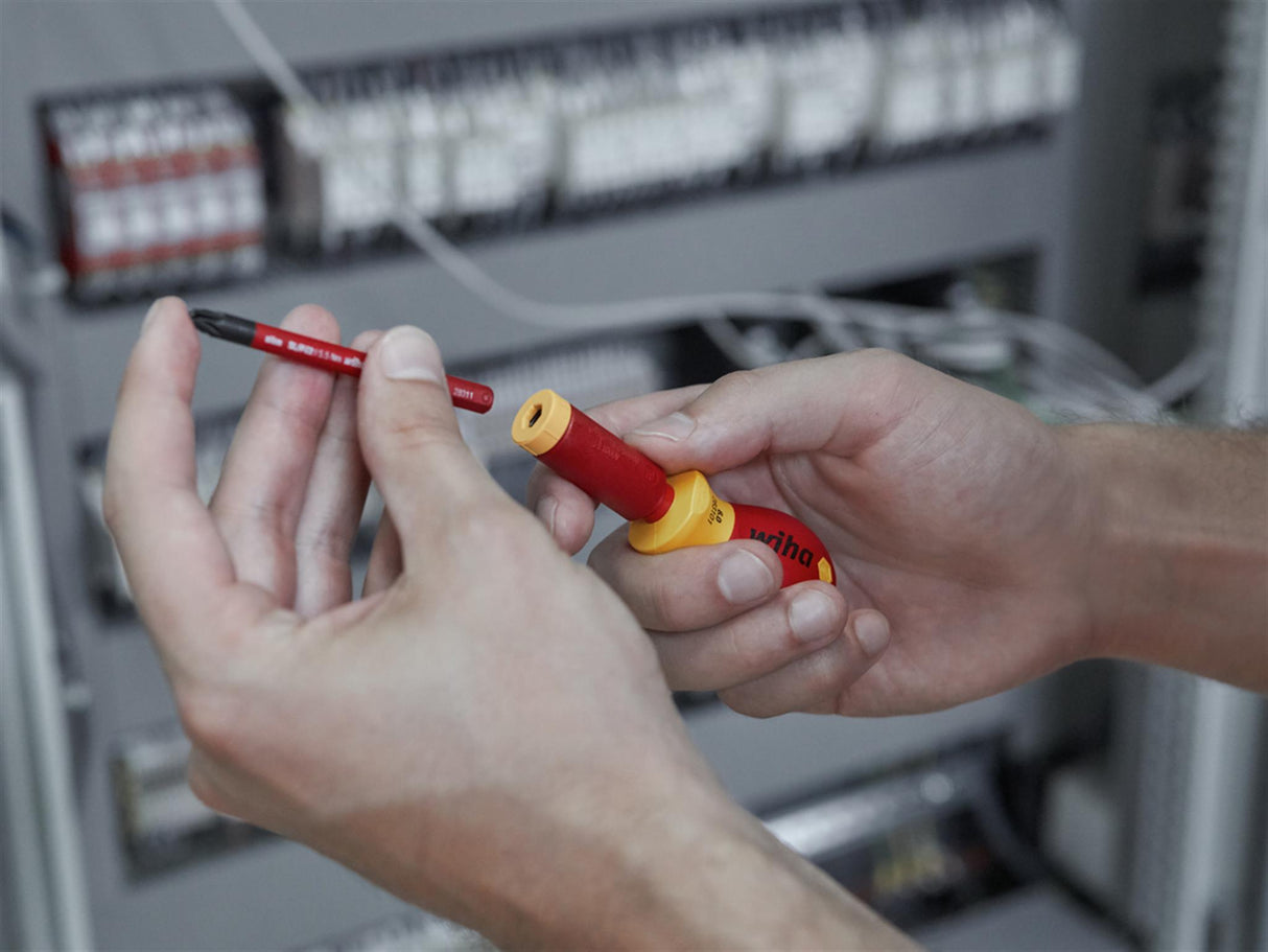 Wiha SoftFinish® electric slimVario Stubby Screwdriver Set, 4 Piece