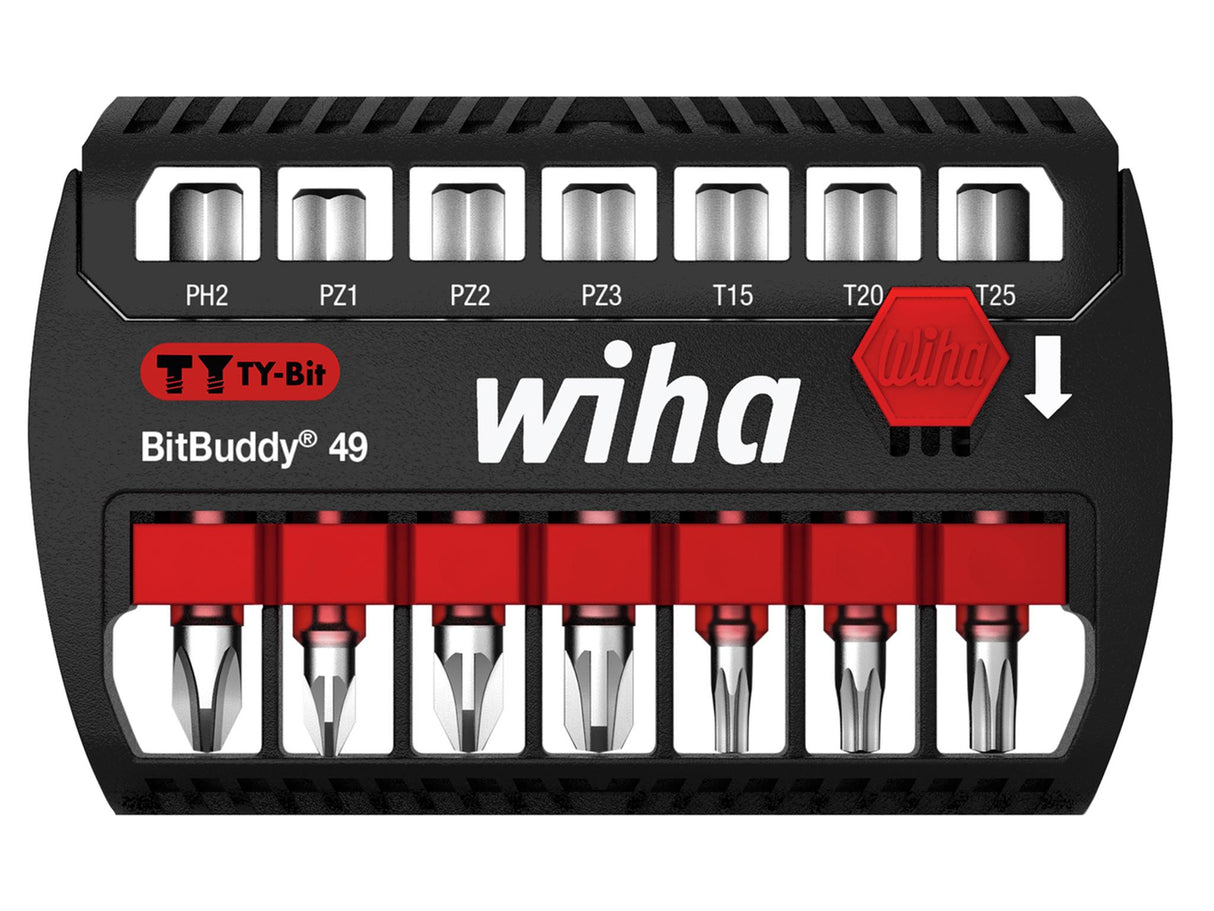 Wiha BitBuddy® TY Bit Set, 7 Piece