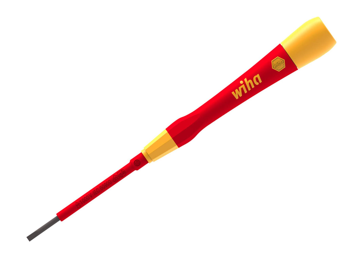 Wiha PicoFinish® electric Fine Screwdriver, Slotted Tip