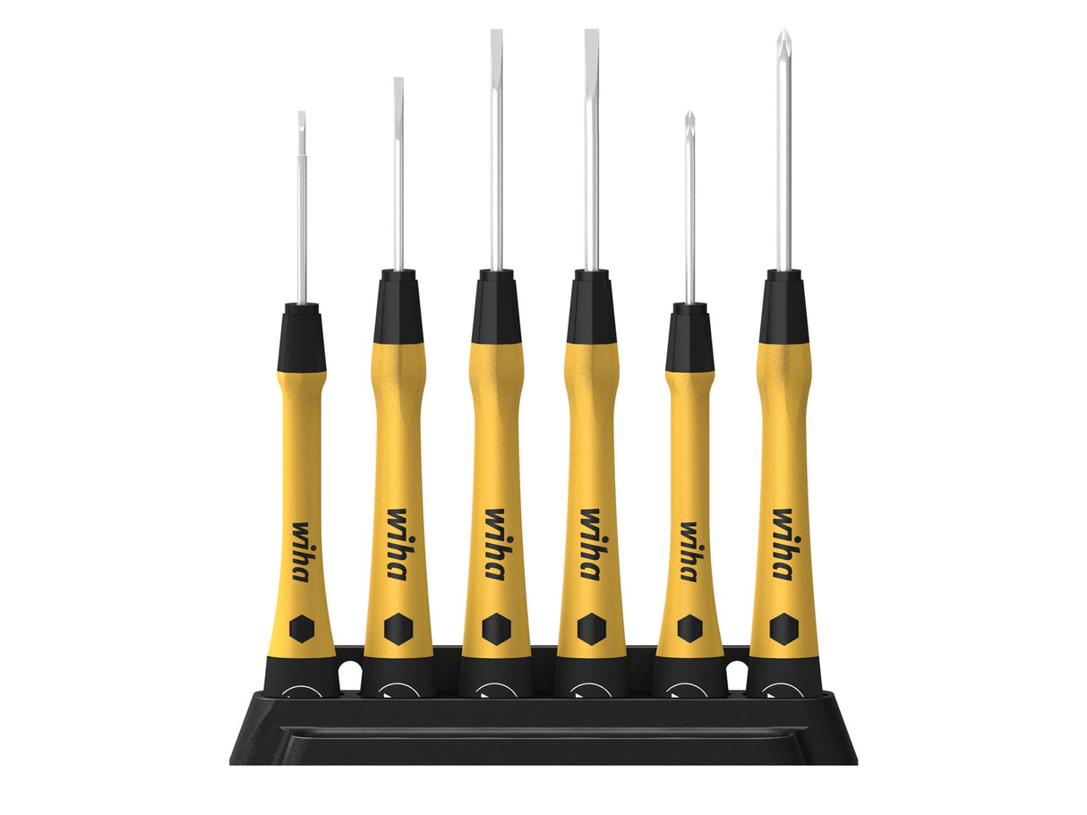 Wiha PicoFinish® SL/PH Fine ESD Screwdriver Set, 7 Piece