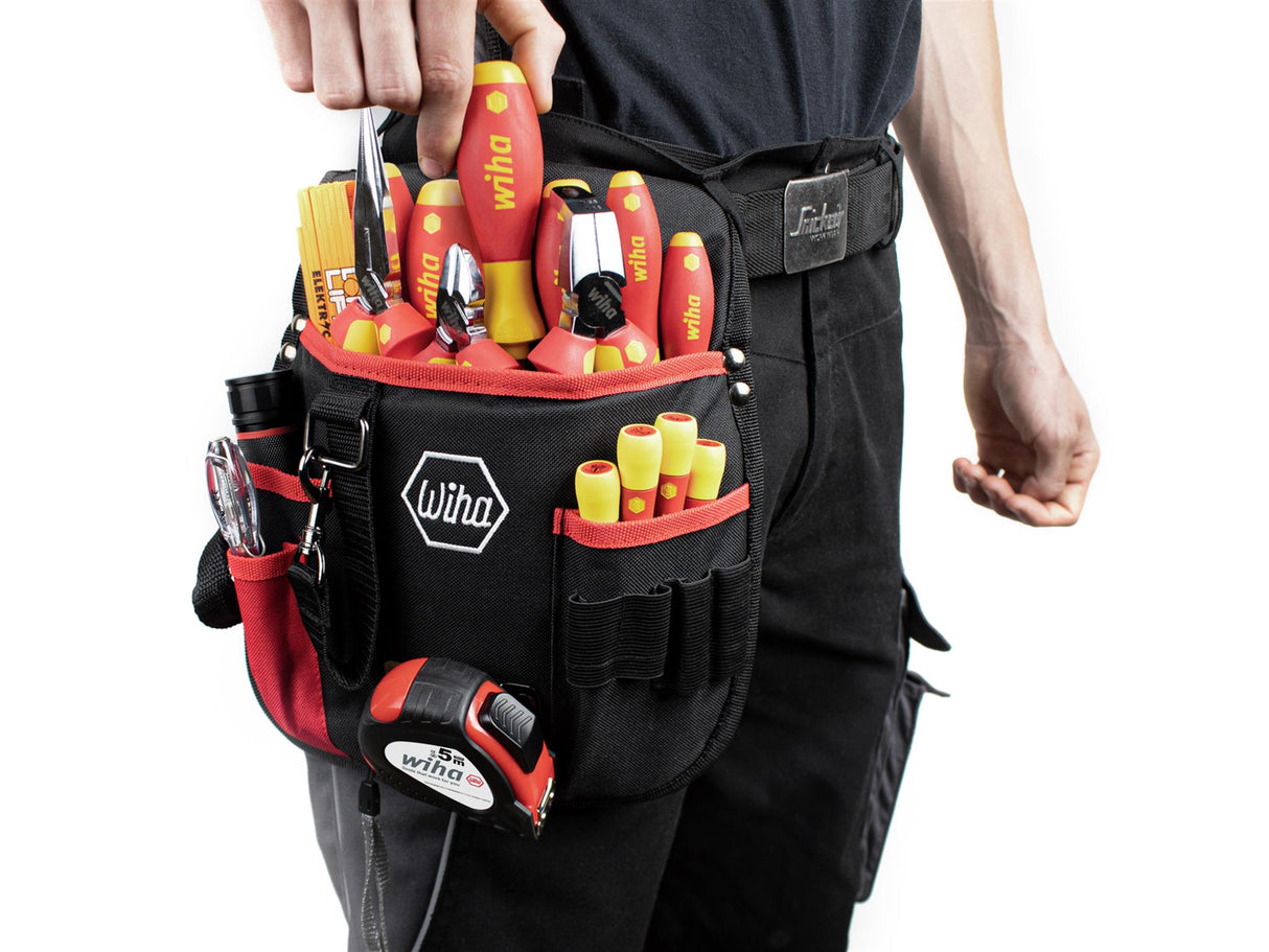 Wiha electrician Tool Set, 18 Piece (inc. Belt Pouch)