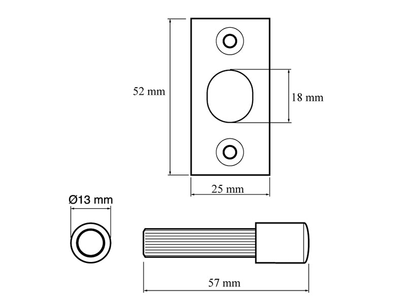 Yale Locks P125 Hinge Bolt