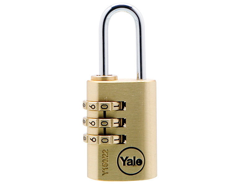 Yale Locks Brass Combination Padlock
