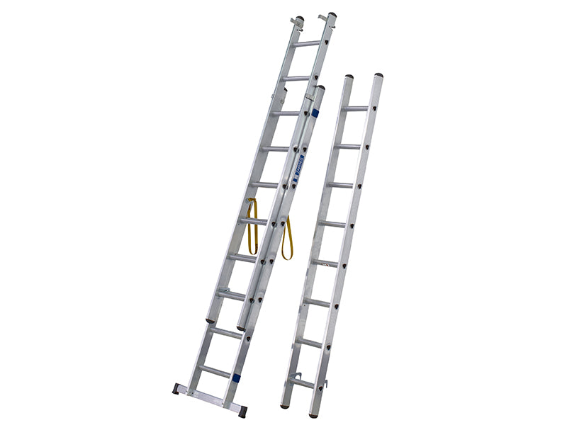 Zarges D-Rung Combination Ladder, 3-Part