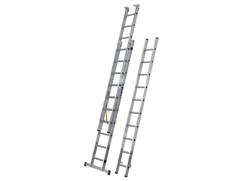 Zarges D-Rung Combination Ladder, 3-Part