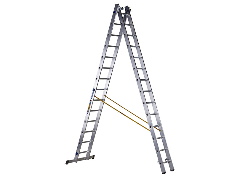 Zarges D-Rung Combination Ladder, 3-Part