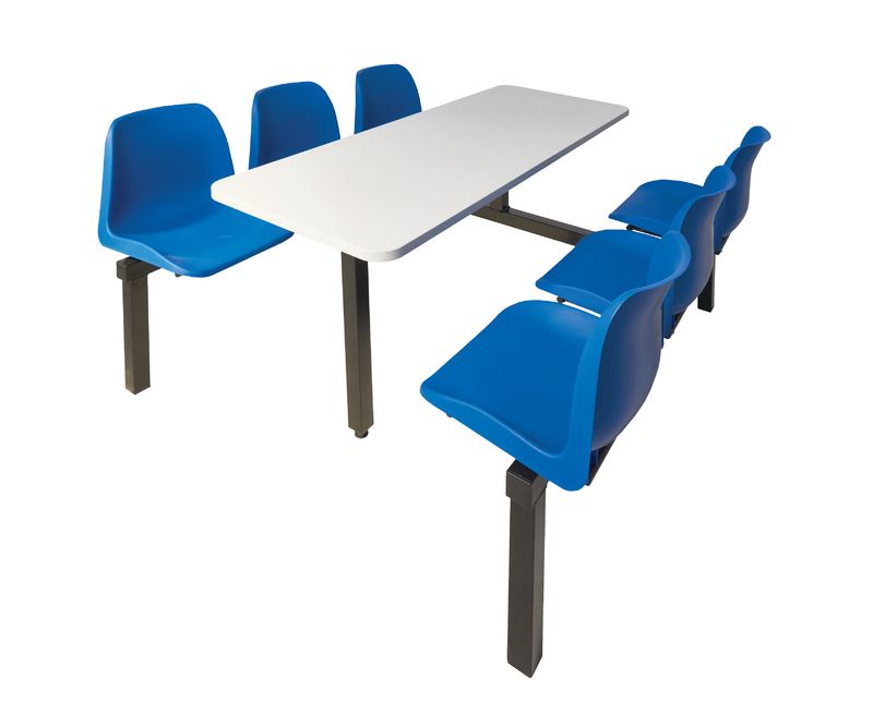 Canteen Furniture - 6 Seater Double Entry 725.1690.1580