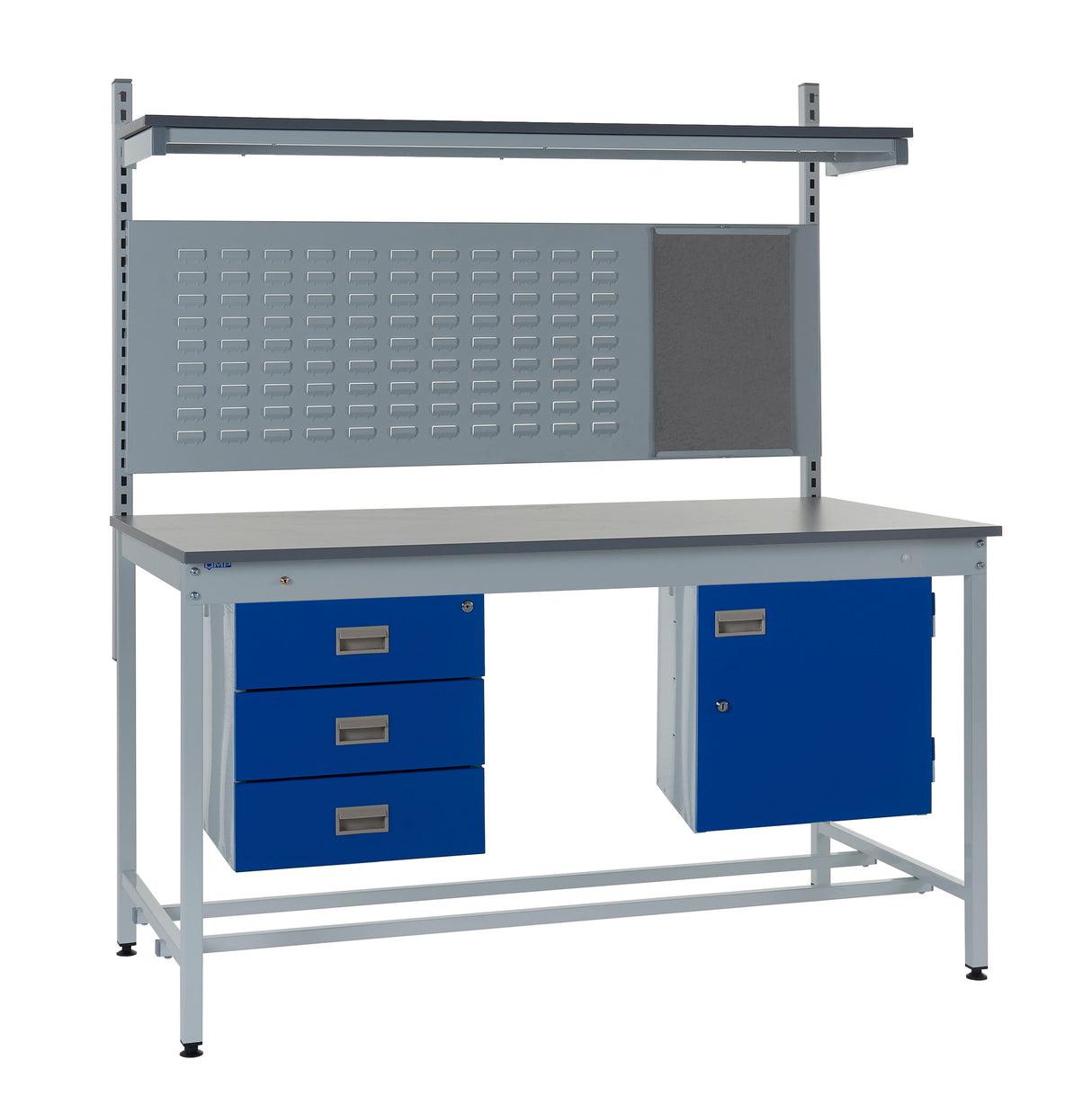 Kit 5 - 1800mm Square Tube Workbench With Accessories - Laminate Worktop