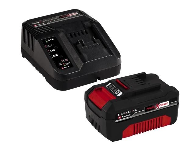 Einhell Power X-Change Battery & Charger Starter Kit 18V 1 x 4.0Ah Li-ion