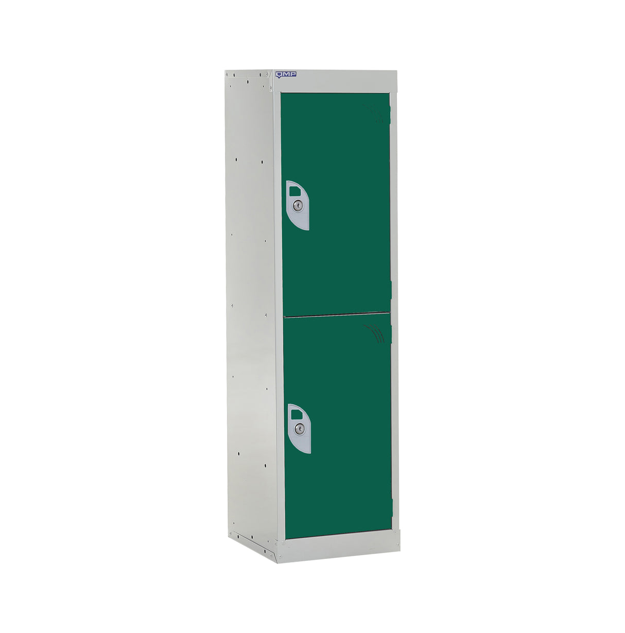 Spectrum School Locker 1235x300x450mm - 2 Compartments - Guava Green