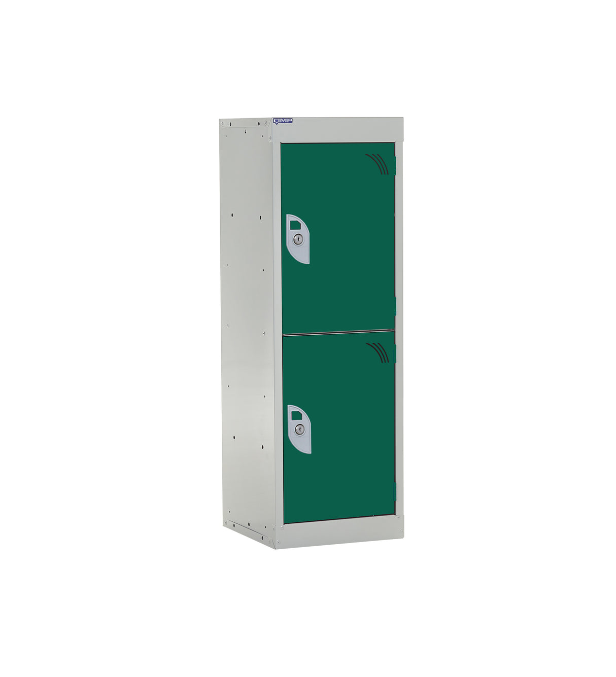 Spectrum School Locker 955x300x300mm - 2 Compartments - Guava Green