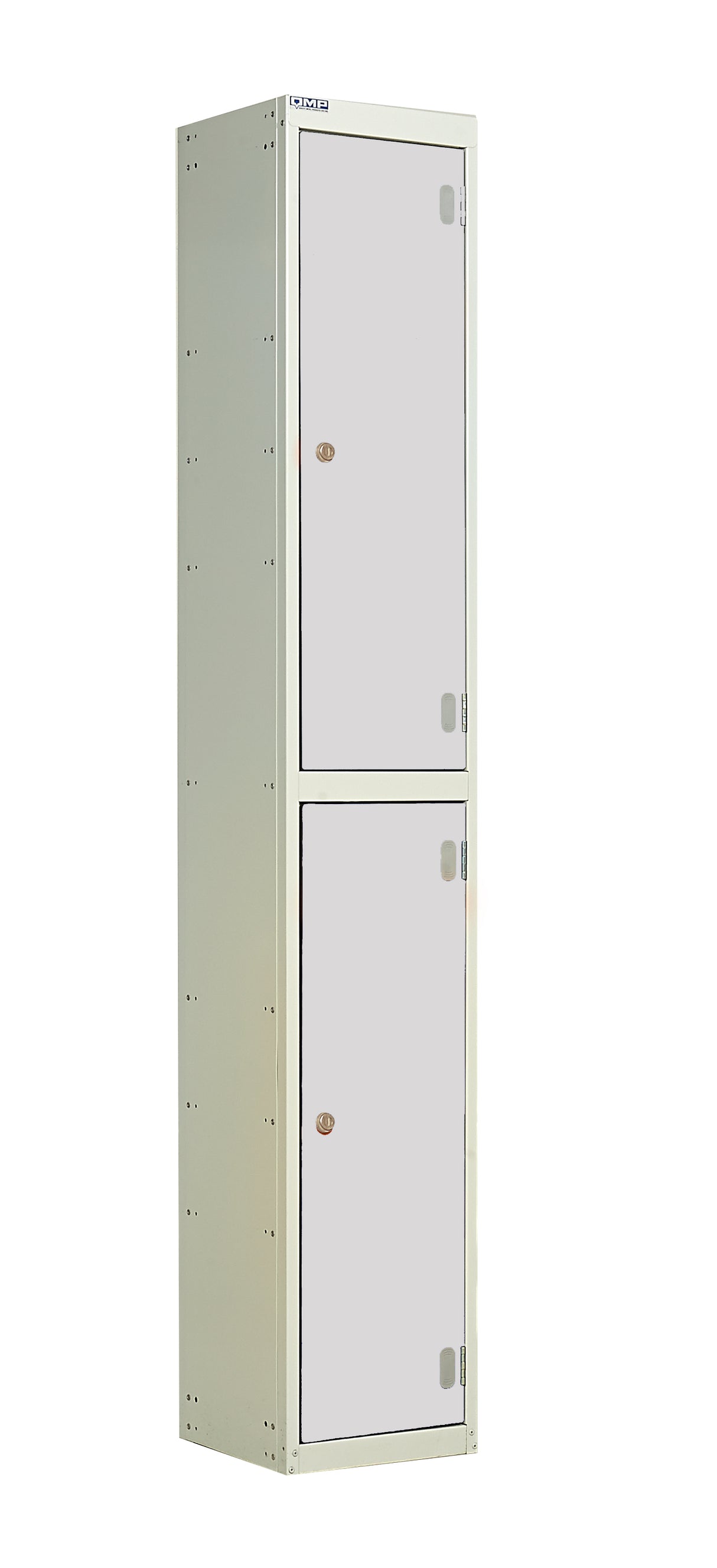 Laminate Splash Lockers - 1800x300x300mm 2 Compartments - Light Grey