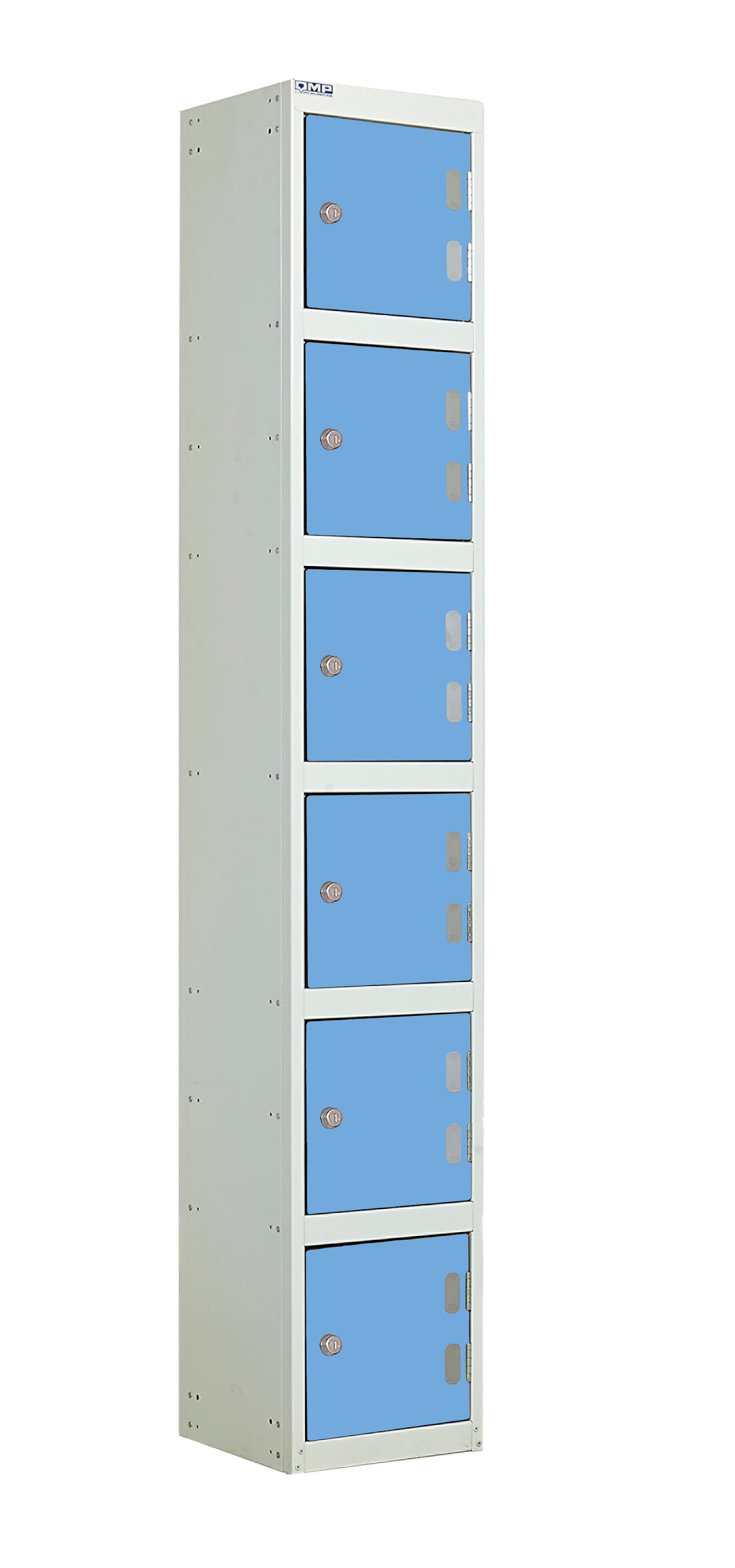 Laminate Splash Lockers - 1800x300x300mm 6 Compartments - Camapanula