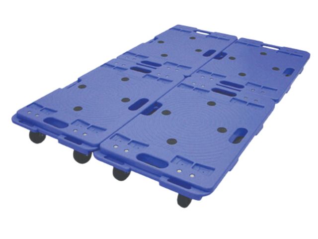 Interconnecting Plastic Dollies - 150Kg - 120x600x400mm
