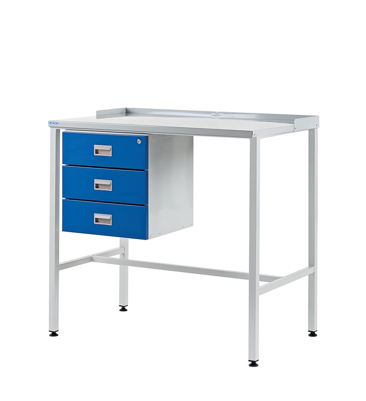 Flat Top Workstation with Triple Drawer 920.1000.600