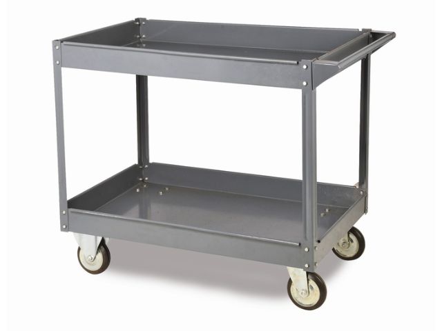 Steel Workshop Utility Trolley - 3- Shelf (GREY)