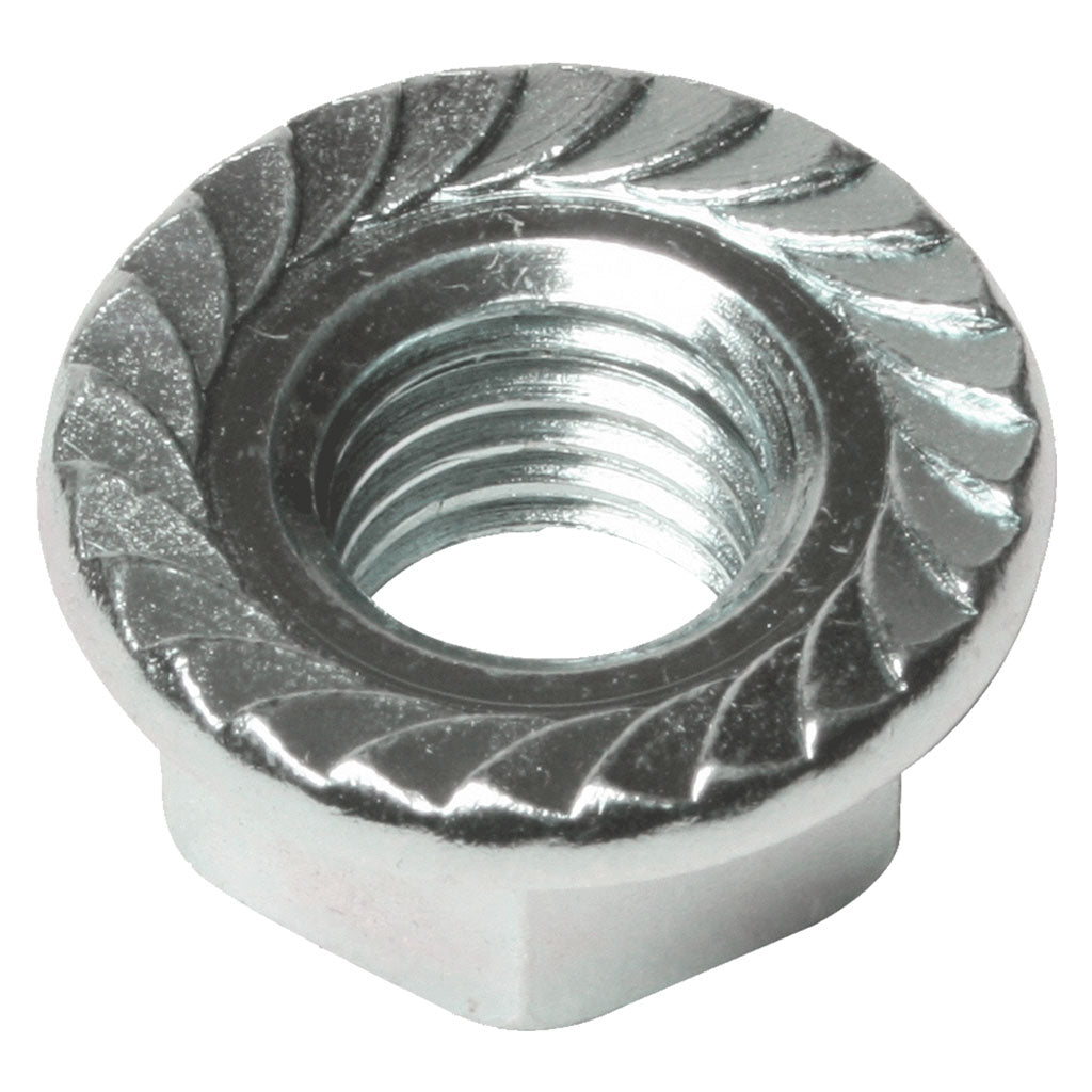 Box - Serrated Flange Nut, Grade 8 (Zinc Plated) DIN 6923