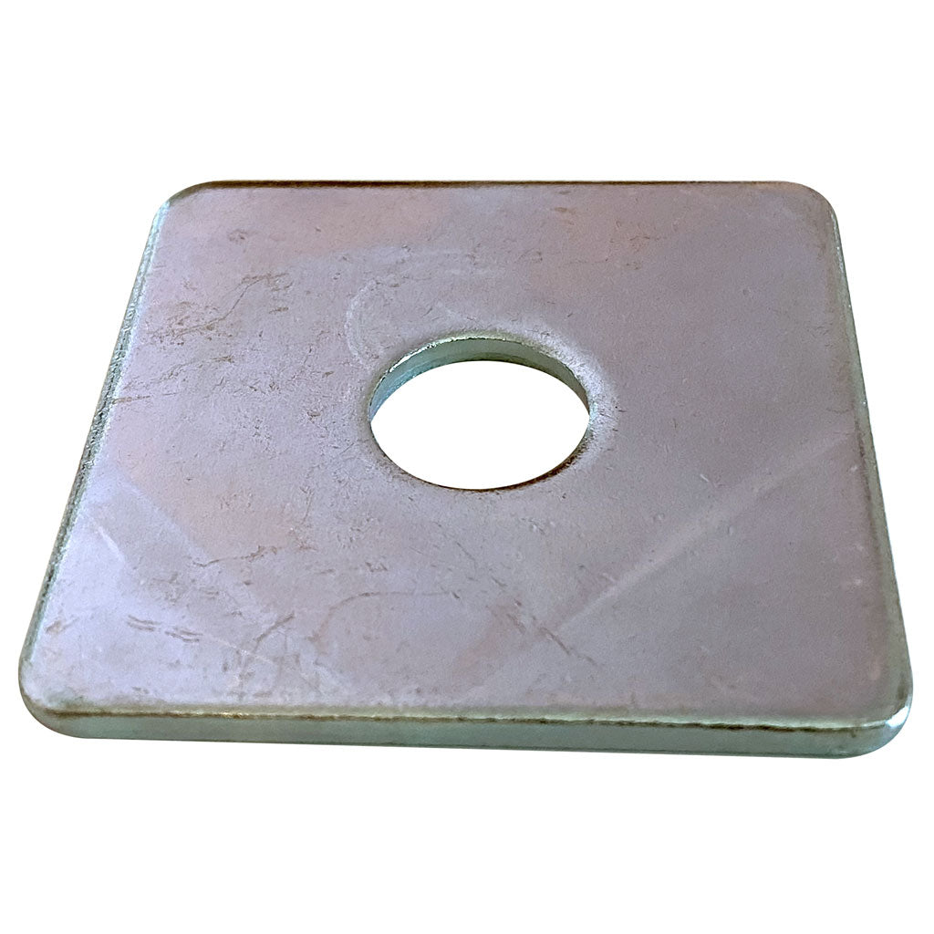 M12 x 40 x 3mm Square Plate Washer Zinc Plated BS3410 Boxed qty