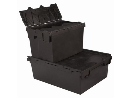 Black Recycled Euro Container Trolleys