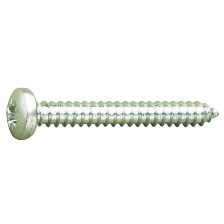 2.9 x 6.5 AB Pozi Pan Self Tap Scre Screw Zinc & Clear (1/4 X 4 )  - 1000 box qty