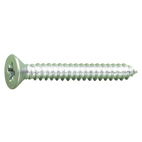 3/8 x 4G A2 AB Pozi Csk S/Taps (2.9 X 9.5mm) DIN 7982  - 1000 box qty