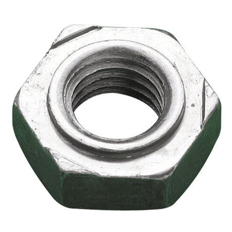 M6 DIN929 Class 4 Hex Weld Nut Standard Collar Self Colour  - 200 box qty