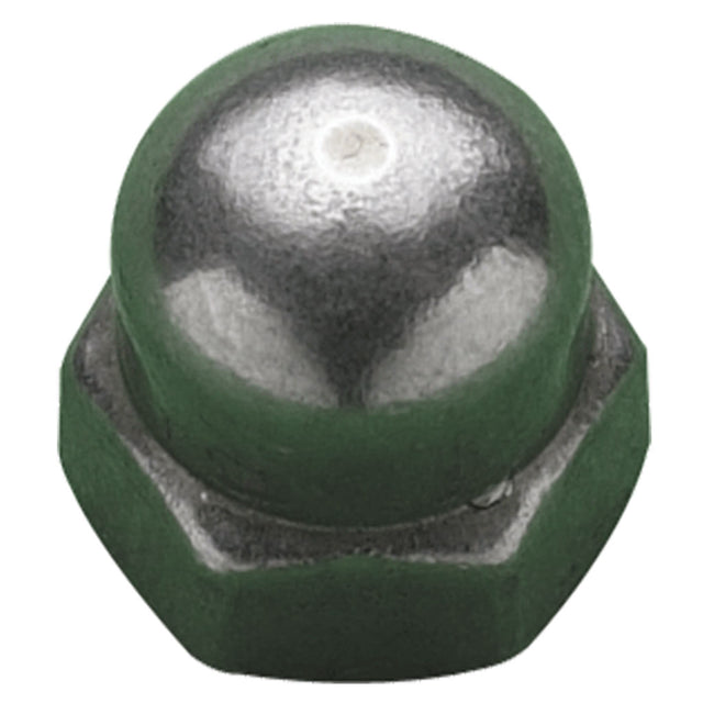 M8 Bright Mild Steel Dome Nut DIN 1587 Class 6  - 200 box qty
