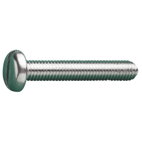 M4 x 25 A2 Slot Pan M/Screw Stainless Steel DIN 85  - 500 box qty