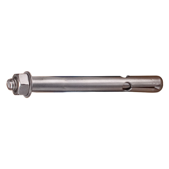 10 x 77mm Hex Nut Sleeve Anchor Stainless Steel (Masonmate)(M8-37)  - 50 box qty