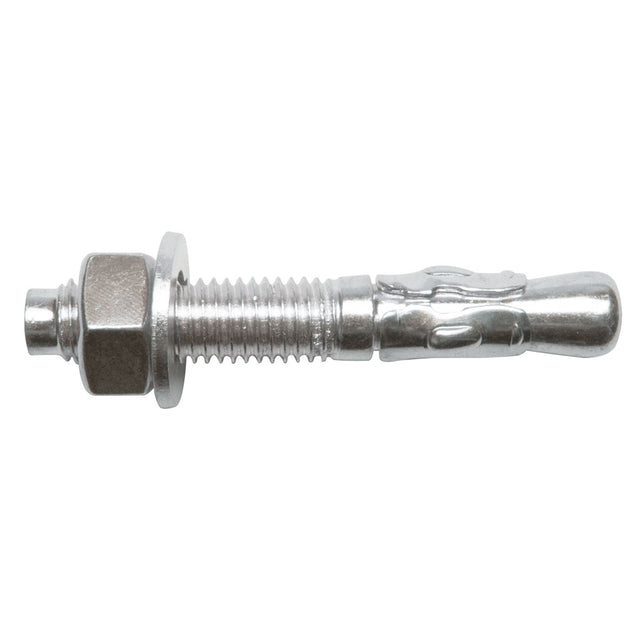 M12 x 100 Masonmate Through Bolts Zinc White (CR3) 5 um  qty
