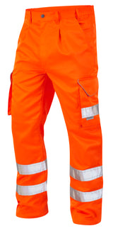 Leo Bideford ISO 20471 Cargo Trouser - Orange