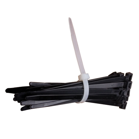 12.7 x 1030mm Black Cable Ties Polyamide 6.6 (Masonmate) ref CT100  - 100 box qty