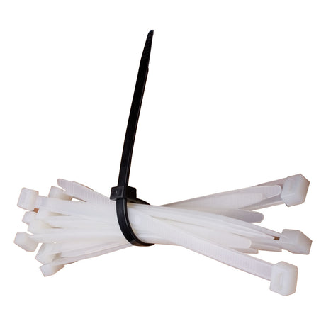 2.5 x 100mm Neutral Cable Ties Polyamide 6.6 (Masonmate)  - 100 box qty