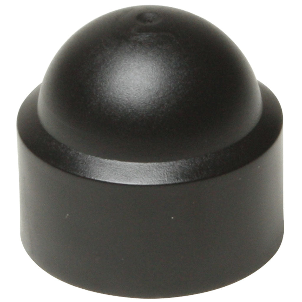 M6 Black Bolt & Nut Protection Cap (To Suit 10mm A/F Hex) Bagged  - 100 box qty